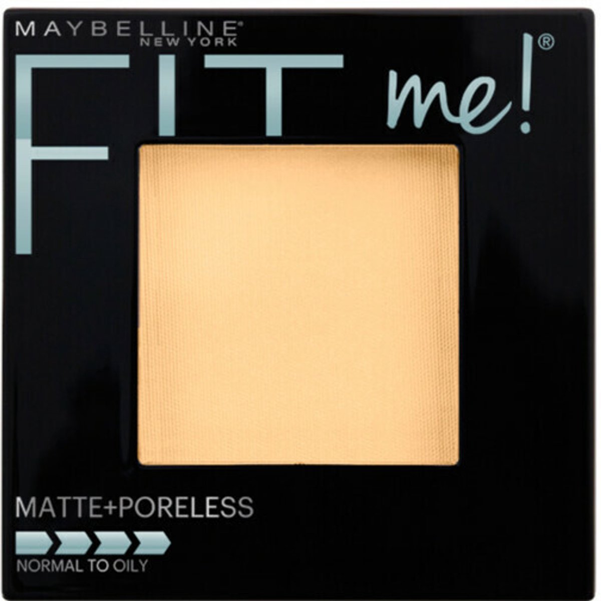 Maybelline - Fit Me Matte + Poreless Poeder 105 Natural - 2 x 1 stuk - Voordeelverpakking