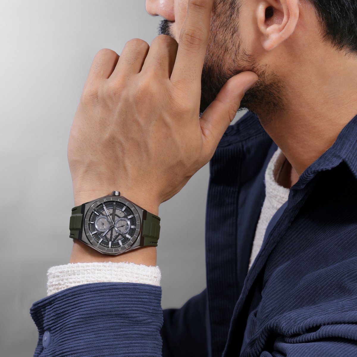 Horloge Ravello Green - Black