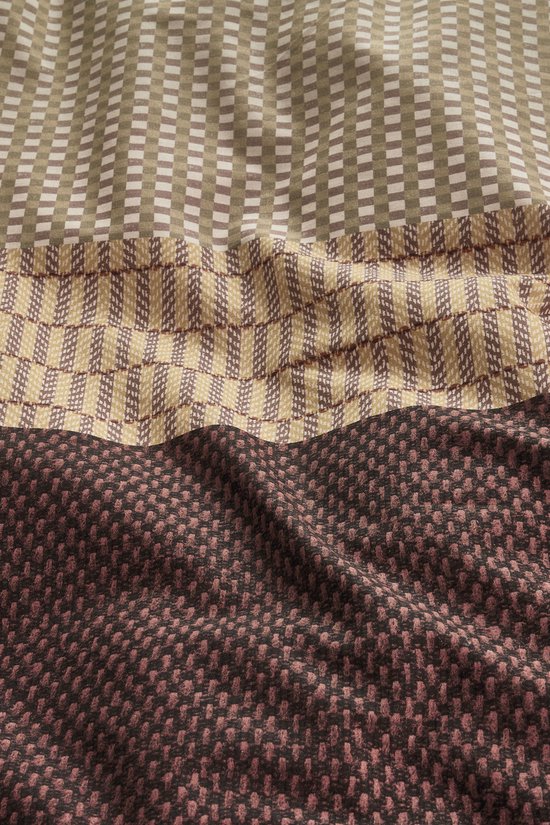 Beddinghouse Lovis dekbedovertrek - Eenpersoons - 140 x 200/220 cm - Terra van Merkloos — afbeelding 4