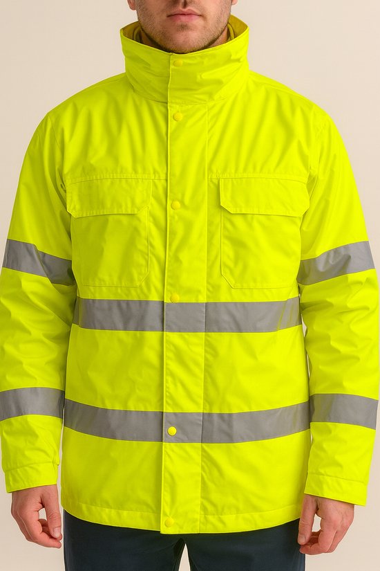 Veste de pluie et de sécurité doublée en fluothane Sioen – Taille XXL