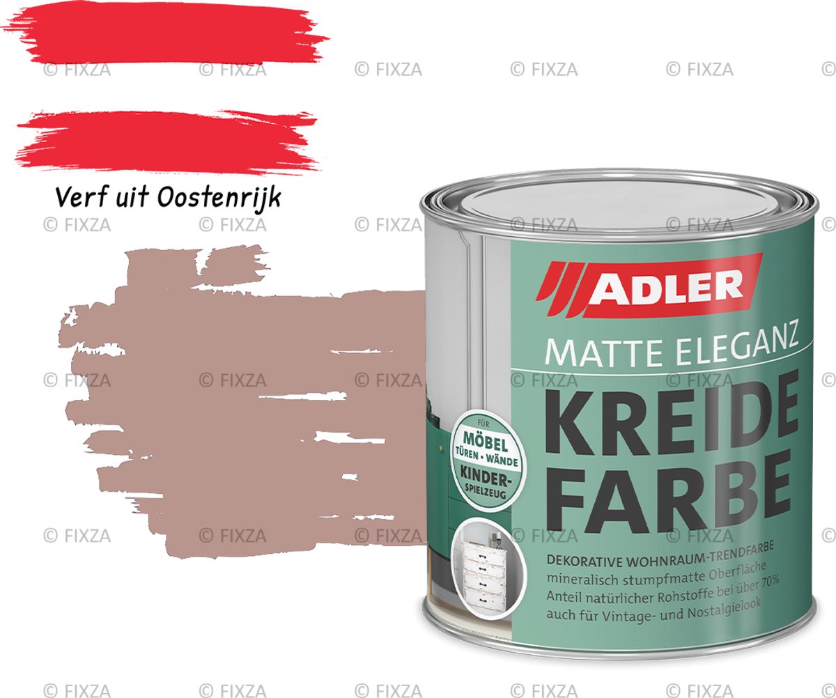 ADLER Vivido Krijtverf – Hartstocht – Duurzame matte verf voor hout, meubels, deuren, metaal en kunststof – 375 ml
