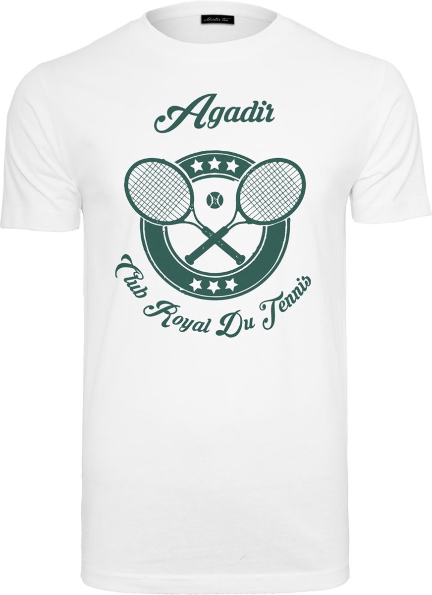 Mister Tee Agadir Club Royal Heren T-shirt M Wit