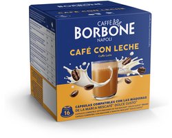 Caffè Borbone Selection - Dolce Gusto - Café Latte - Cafe con Leche - 16 capsules