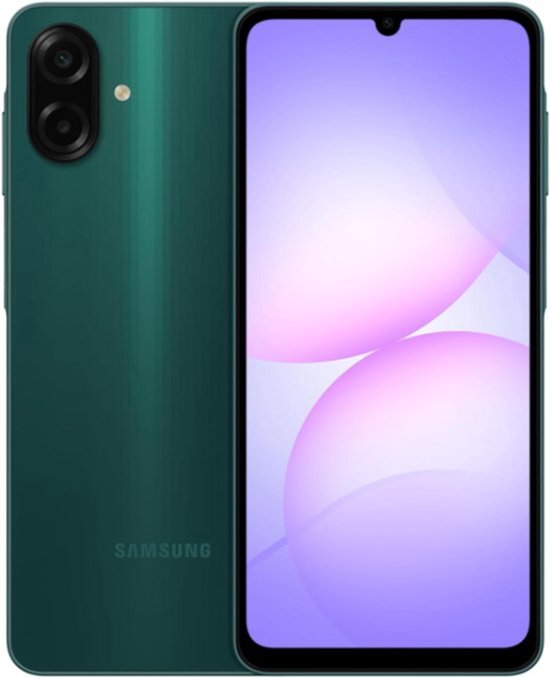 Samsung Galaxy A07 smartphone 128GB groen, 6,7″ HD+ 90Hz scherm, 50MP camera, 5000mAh batterij, Dual SIM