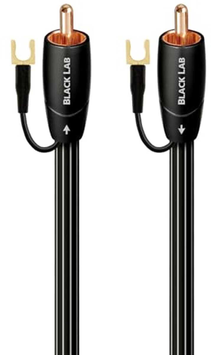 8 m Zwarte RCA Audiokabel - Koper, Hoge Kwaliteit, Ideaal voor Audio- en Videoverbindingen