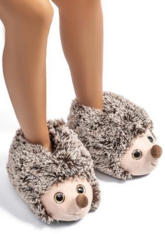 Hunkemöller pantoffels van imitatiebont wit