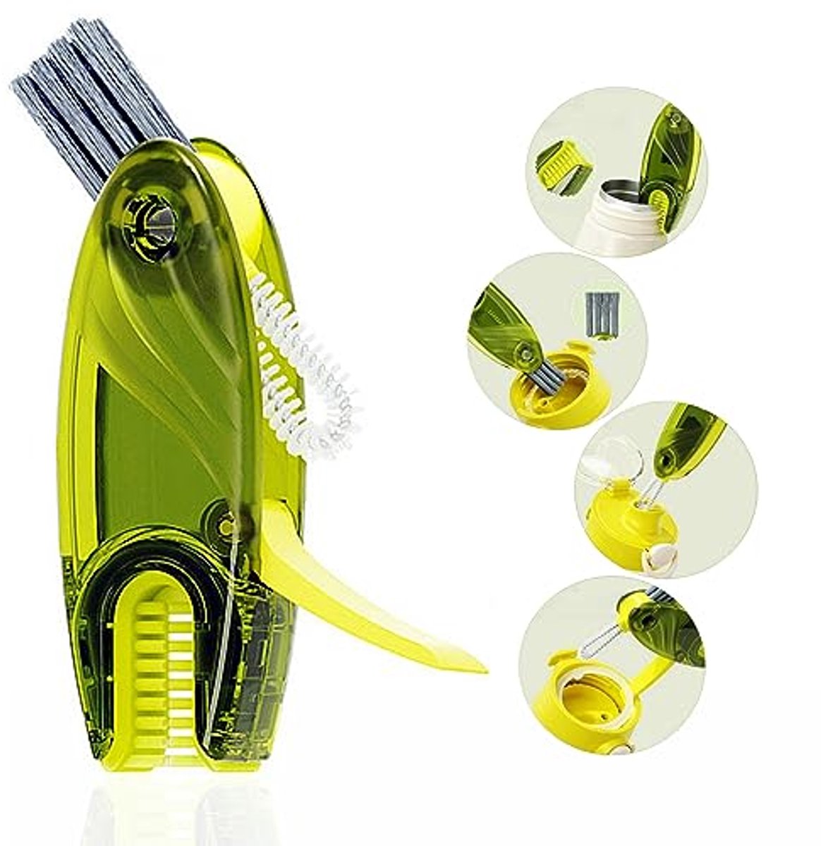 Image of 4-in-1 multifunctionele reinigingsborstel voor bekers en flessen