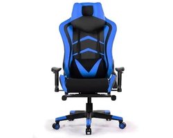 Gaming chair blauw-zwart