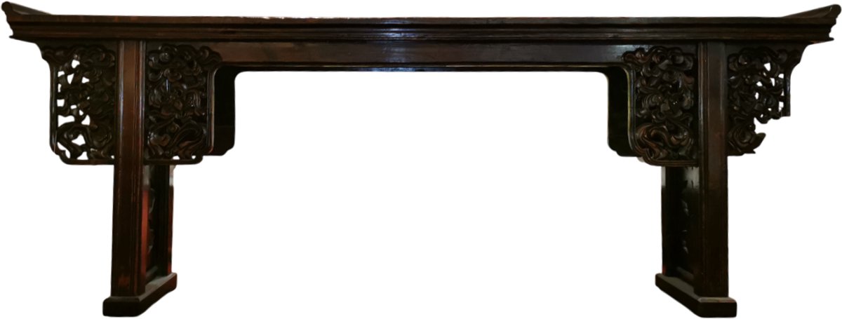 Fine Asianliving Antieke Chinese Altaar Tafel Sidetable Handgesneden B270xD38xH96cm Chinese Meubels Oosterse Kast