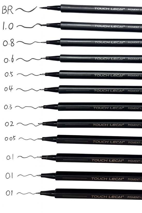 Uni PIN Watervaste Fineliner - 0.5mm ZWART - Arts and Crafts Holland