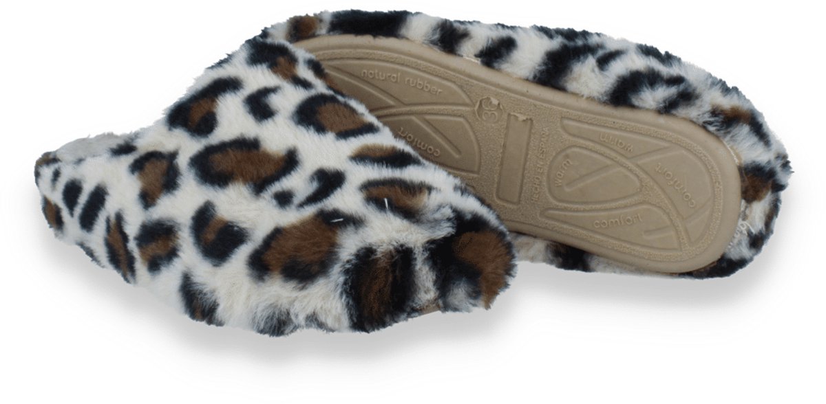 Comfort Plus Dames Pantoffel | Leopard | Maat: 37