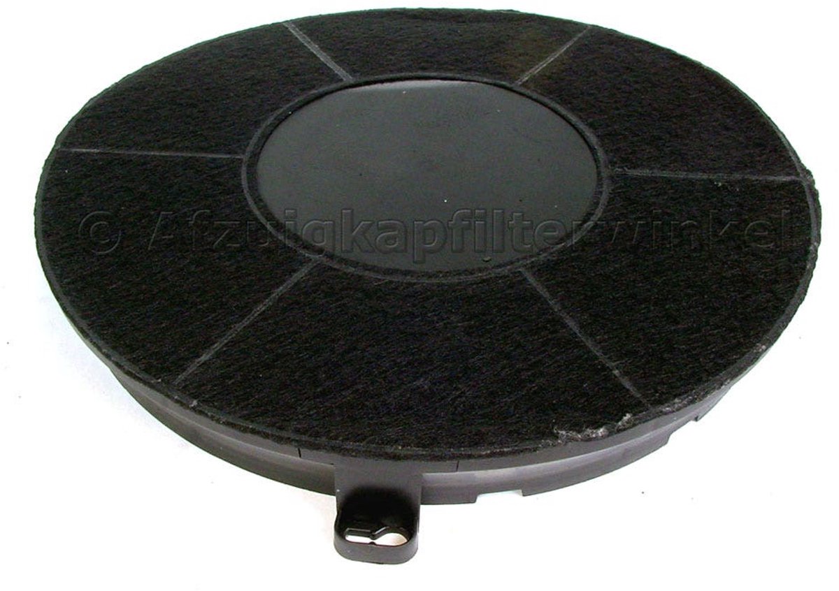 AllSpares Koolstoffilter voor afzuigkappen geschikt voor o.a. Elica Type 48, Type 37 / Whirlpool AMC037 / AEG-Electrolux MCFE06ST/ 9029865921 en ATAG ACC926 (Ø217mm)