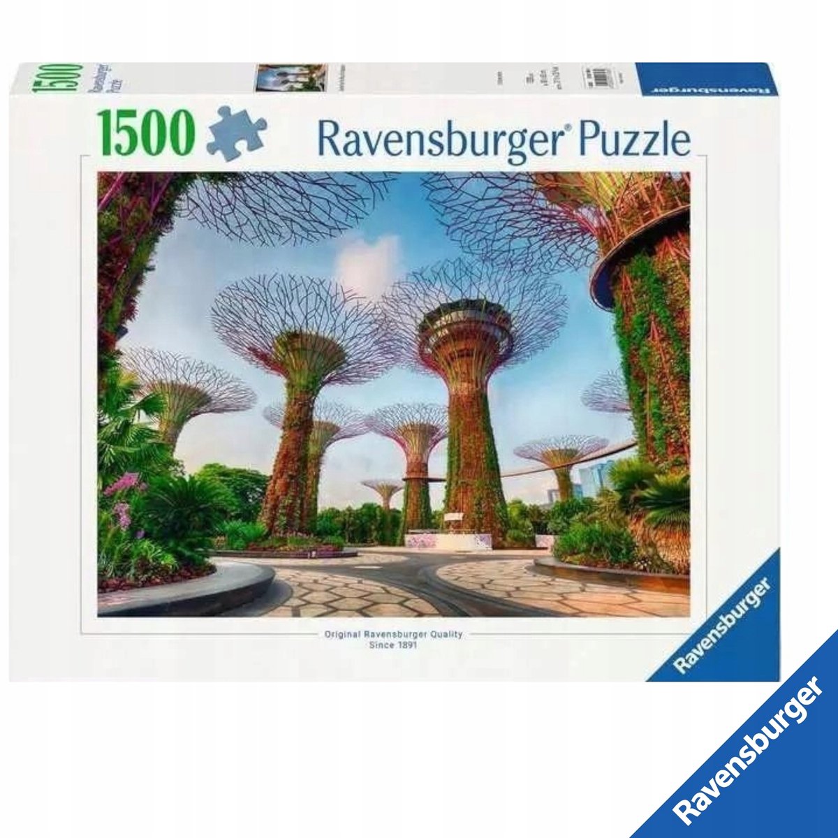 Ravensburger Puzzel Premium 1500 Stukjes - Singapur Tuin