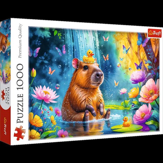 Trefl Capibara Puzzel 1000 Stukken - Adembnemend Natuurlandschap van Merkloos — afbeelding 4