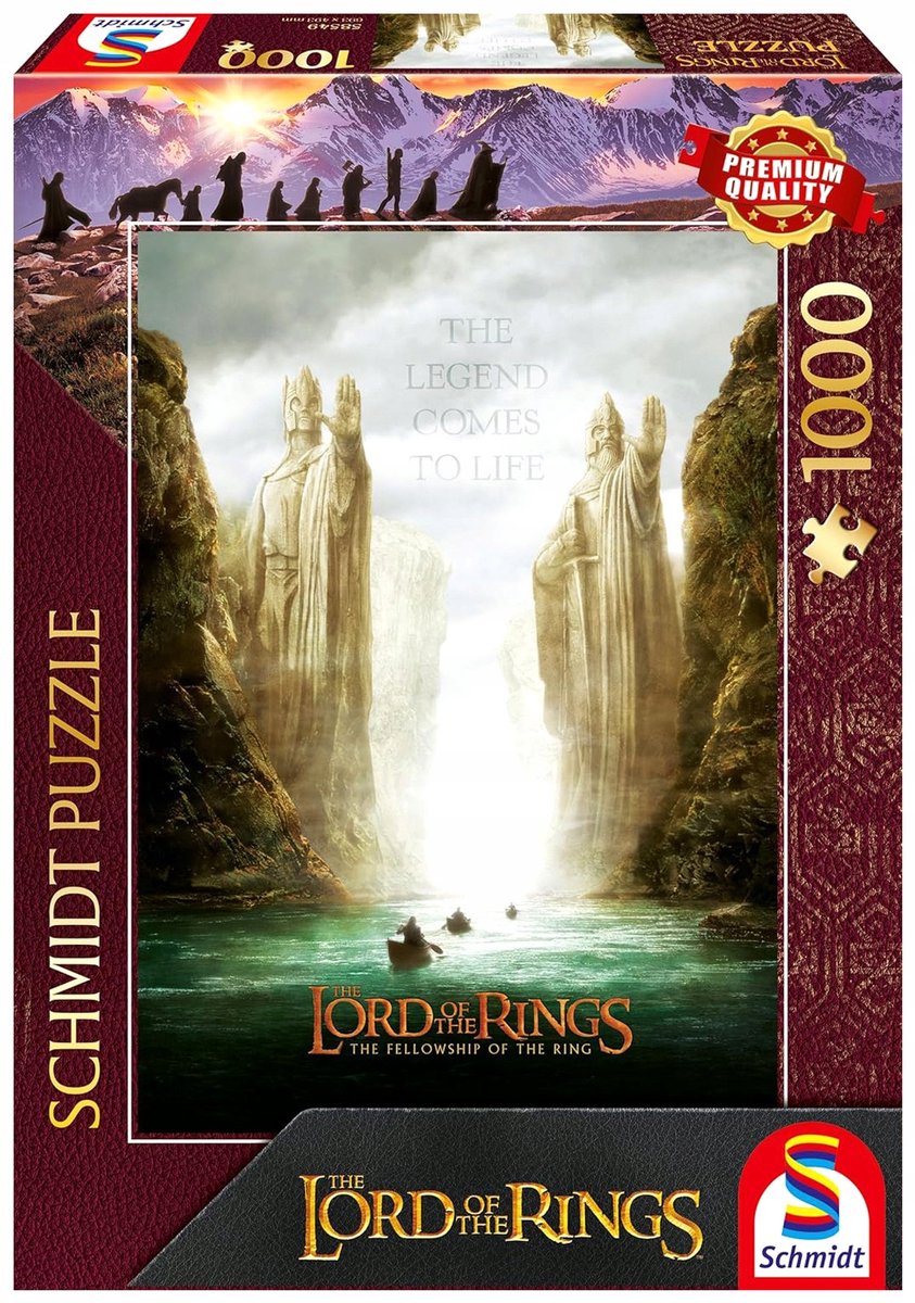 Schmidt Spellen Lord of the Rings: The Fellowship of the Ring 1000 stukjes