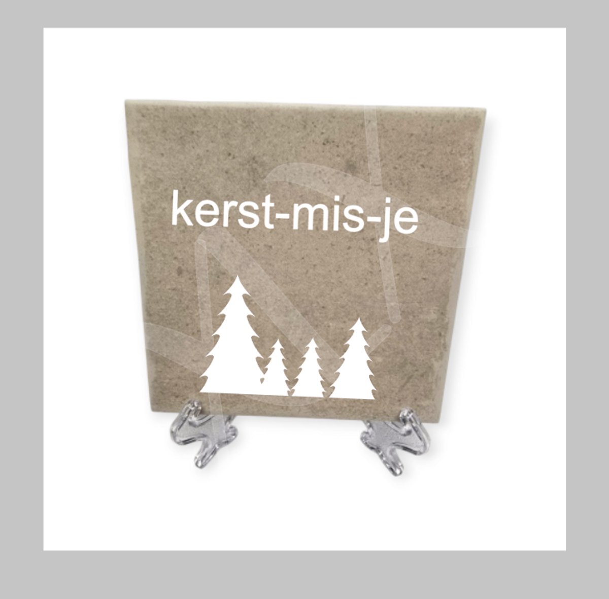 Spreuktegeltje, Tegeltje met tekst: Kerst-Mis-Je, Tegeltje, , Kerst, Kerstcadeau, Cadeau, Tegeltje met tekst, Tekst tegeltje, XLX®