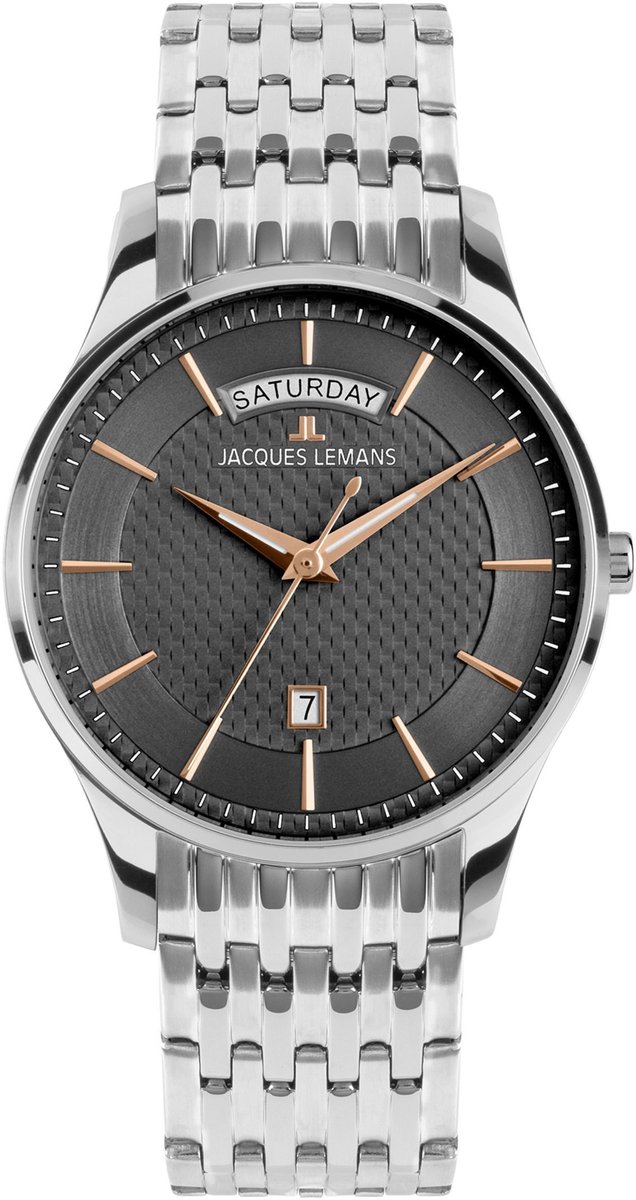 Datum horloge London Grey