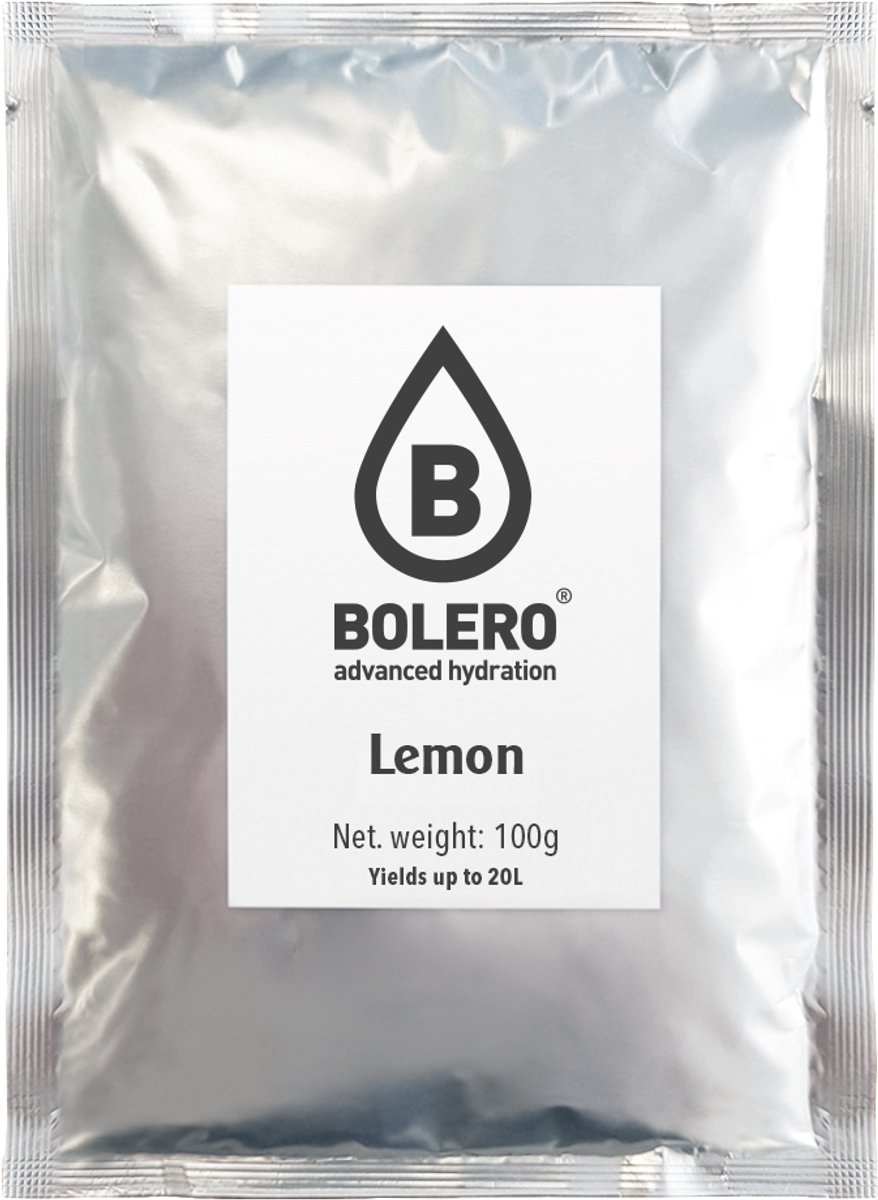 Bolero - Lemon (zak van 100 gram voor het maken van suikervrije limonade)