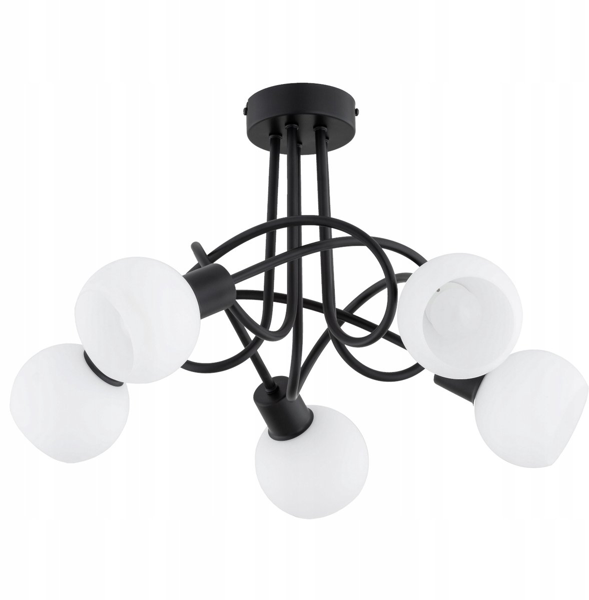 Alfa Eryka Plafond Zyrandol 63312 - Modern Zwart-Wit Design