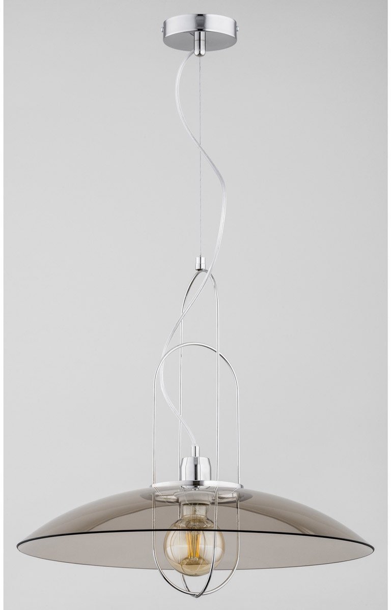 Castro 1 Hanglamp E27 Chroom/Glas 60W
