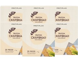 Protiplan - Crispbread Knäckebröd Atkins Recept - 6 dozen - 6 x 100 g - Koolhydraatarm - Eiwitrijk