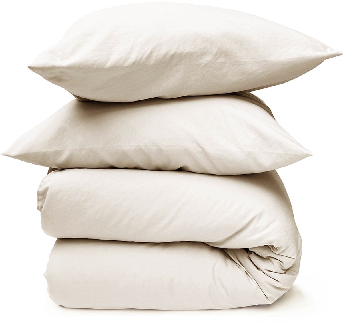HOOMstyle Wasbaar dekbed zonder overtrek - 200x220 2 persoons met 2x kussensloop - Off White