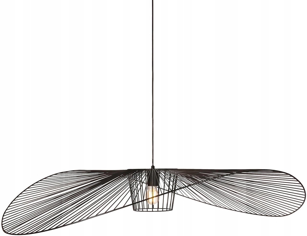 Kaja Kapelusz Hanglamp Zwart Metaal E27 1x60W