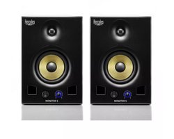 Hercules Monitor 5 - Actieve 5" Studiomonitorset - 2x 80W RMS Bi-Amp Speakers - DJ & Studio