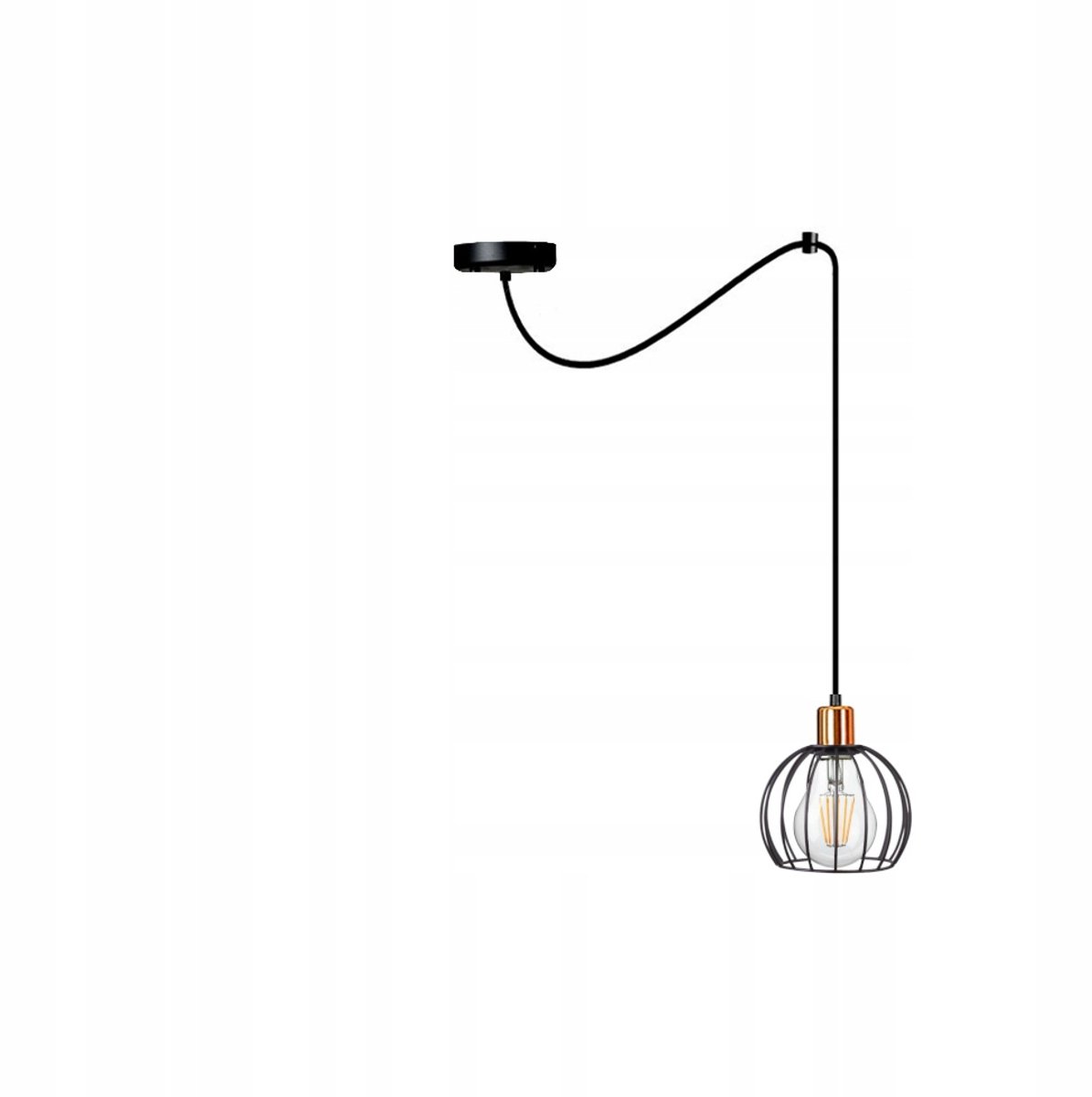 Hanglamp Diamant Spider Zwart Metaal E27 60W
