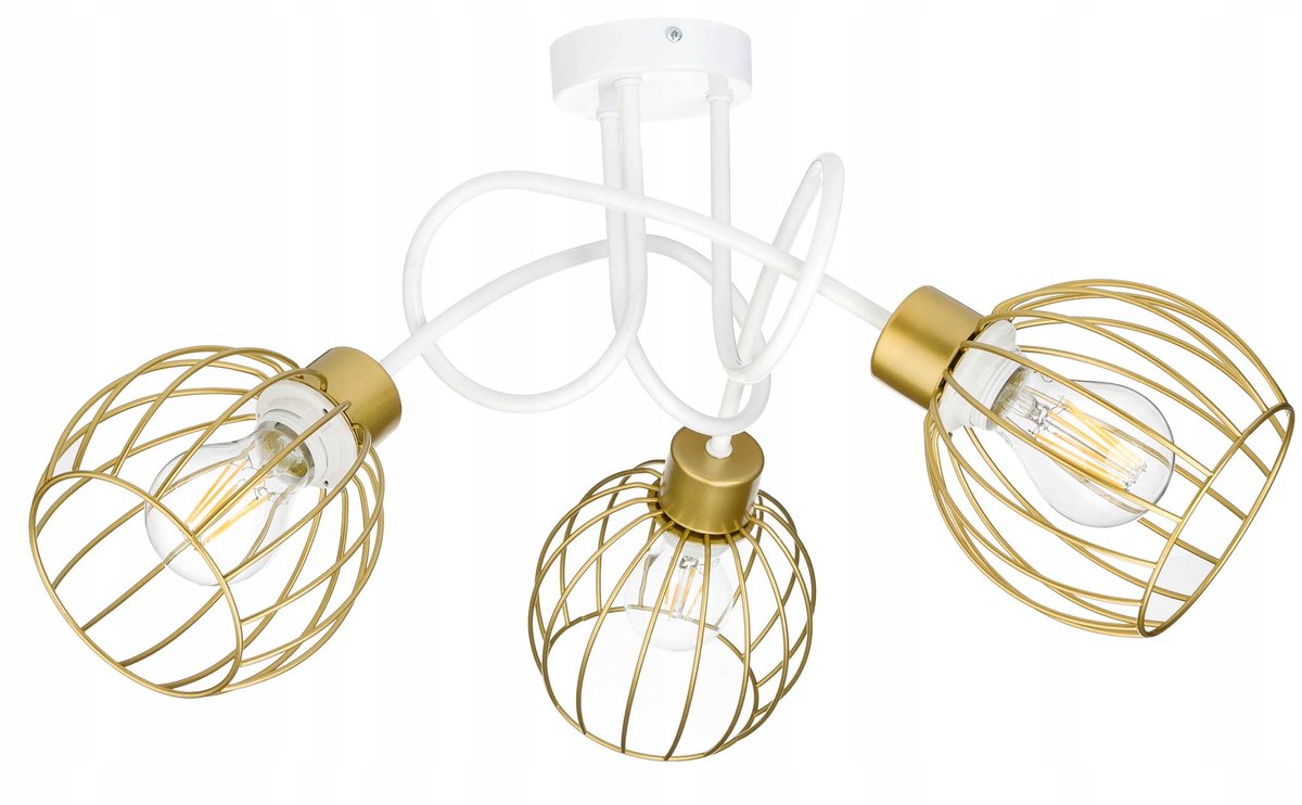 Gode ​​Loft Hanglamp 3x 3x 27 Draadbol Kappen