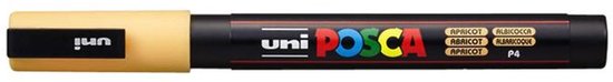 Bâton de peinture Posca PC3M F abricot - 6 pcs