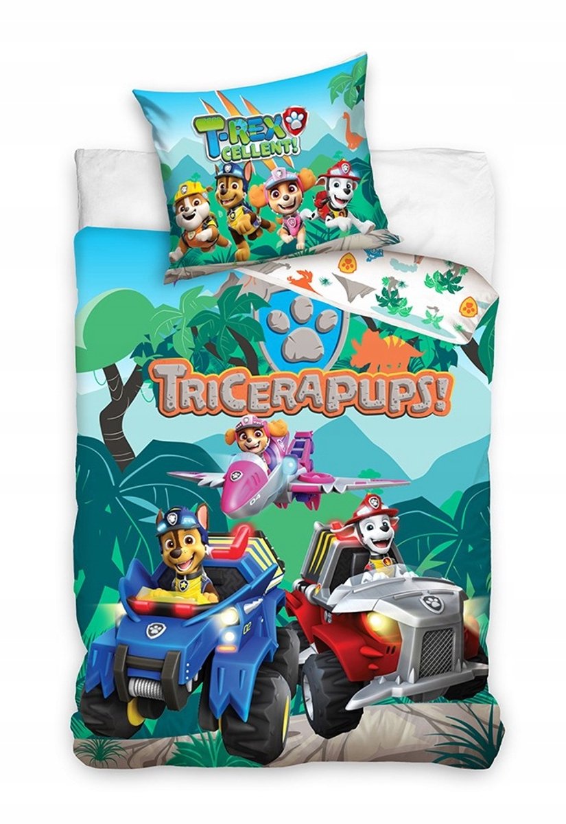 Paw Patrol Kinderbeddengoed Katoen 160x200 cm