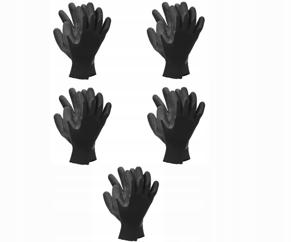 Werkplaats Handschoenen XL - 5 paar - Gecoat met Rubber