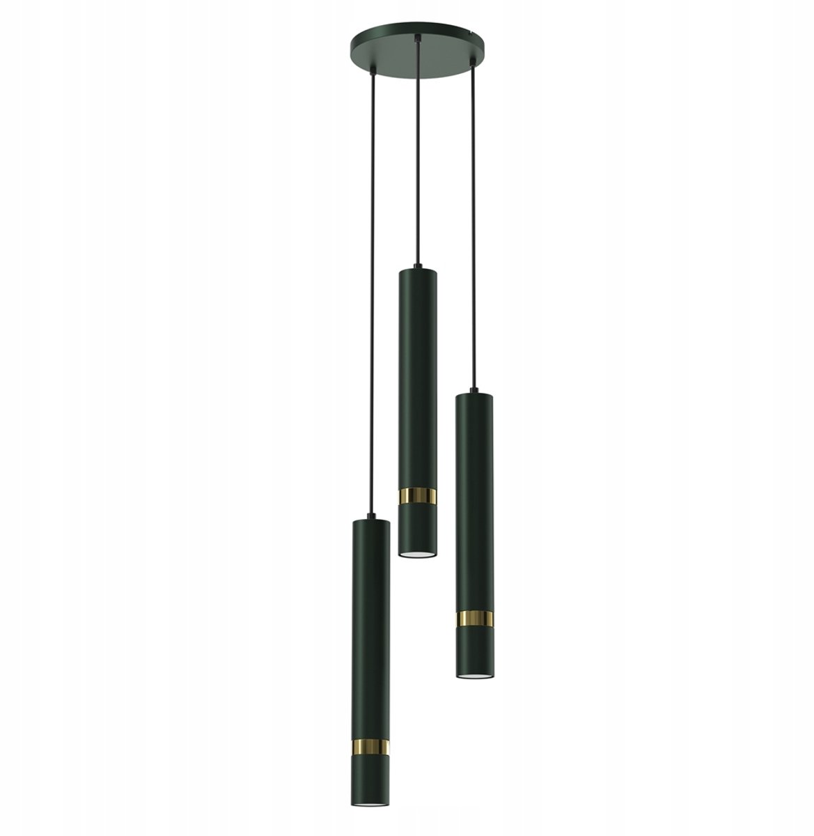 JOKER Tuba Hanglamp Groen-Goud 3xGU10 Modern