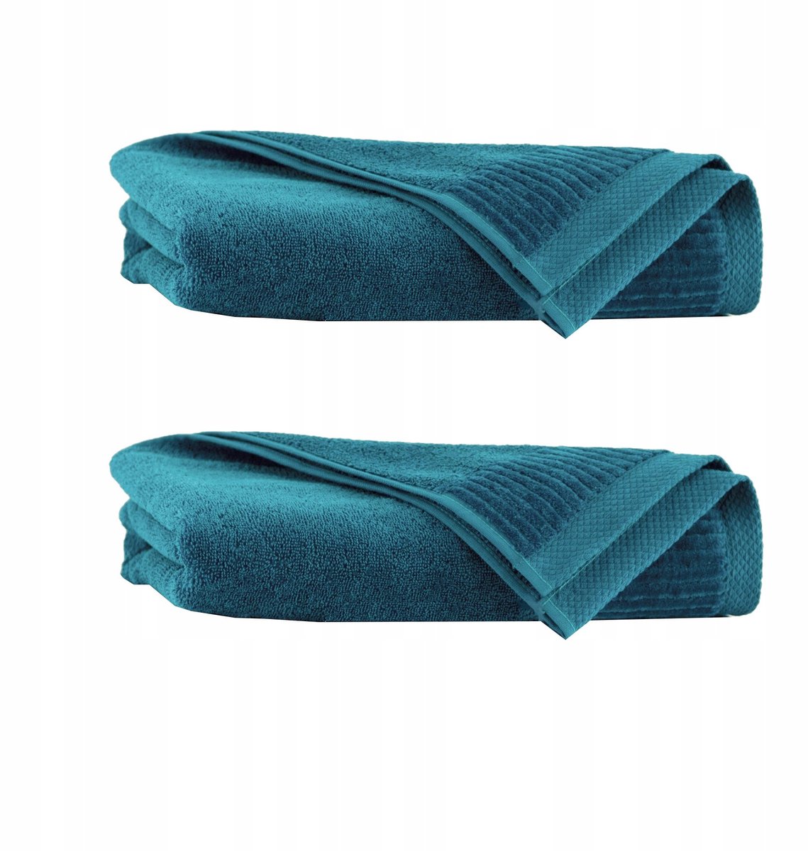 Zwoltex Lisbona Emerald Handdoek Set 50x90 & 70x140cm - Egyptisch Katoen