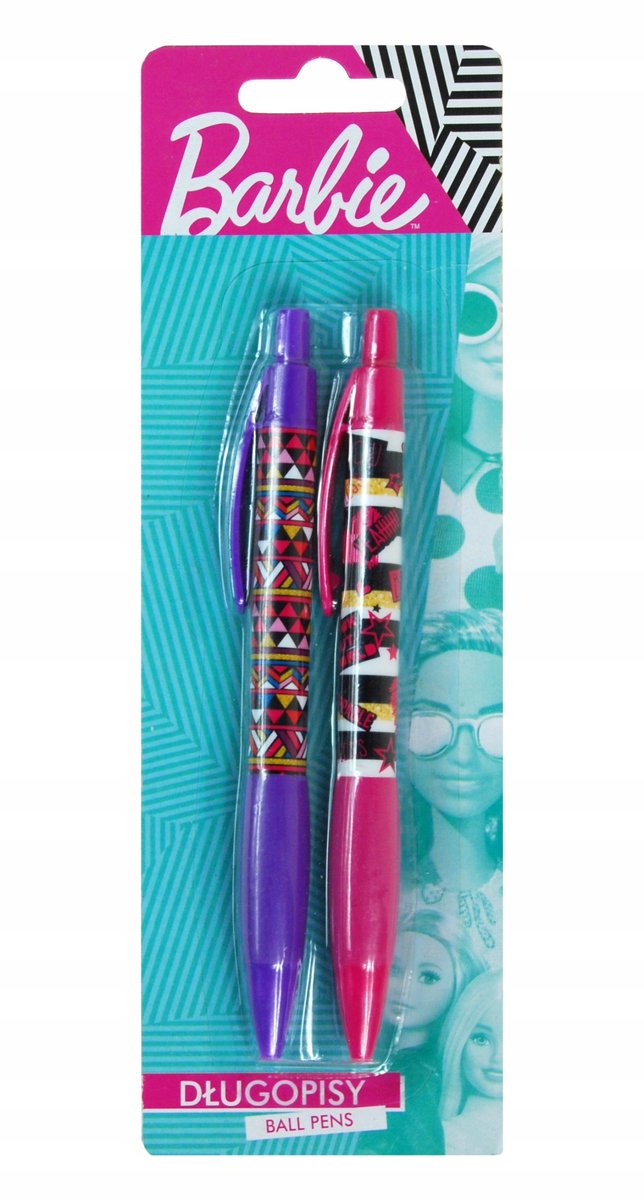 Barbie Automatische pennenset (2 stuks) - Blauwe inkt