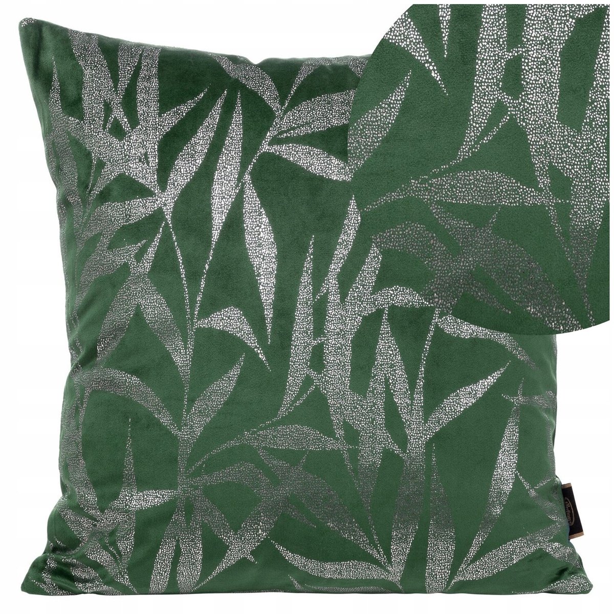 Decoratieve Kussenhoes BLINK22 Fluweel Donkergroen 45x45 cm