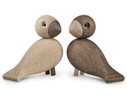 Kay Bojesen Lovebirds - Decoratief object - Hout - Set van 2