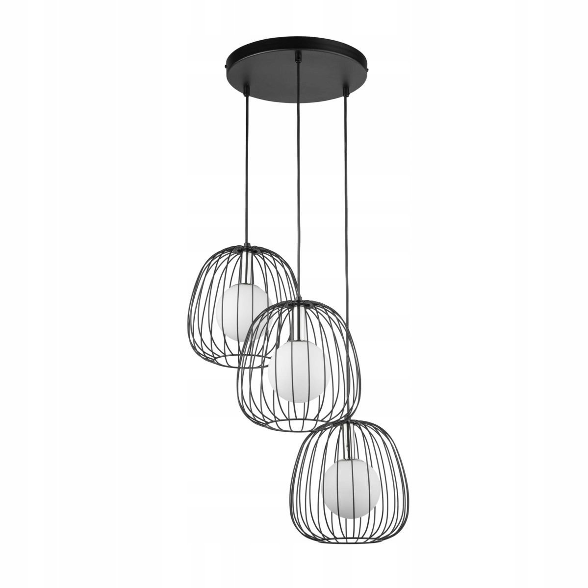 Sigma Lighting BELL 3 Hanglamp - Modern Wit/Zwart