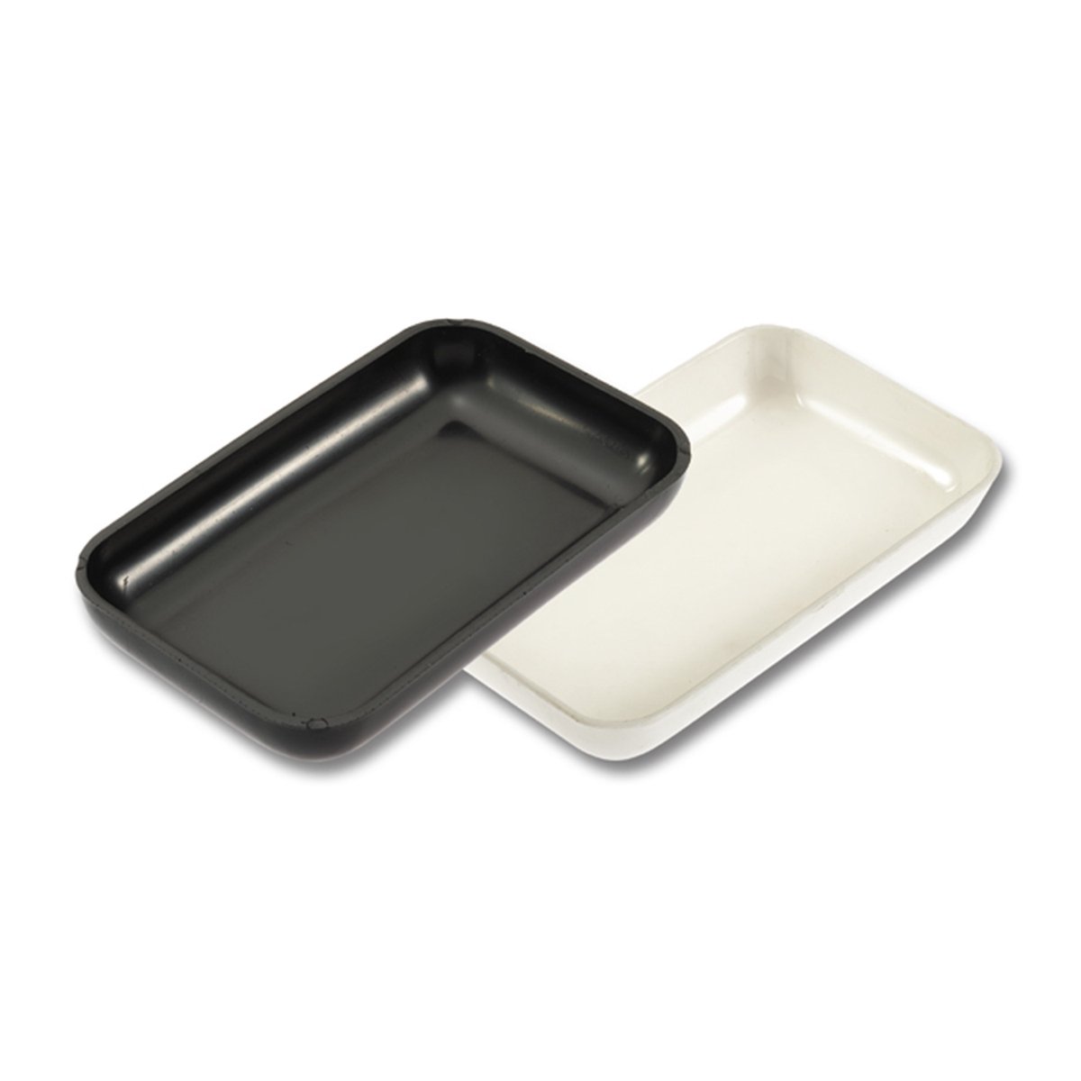 Stenen schaal, zwart, van kunststof, 1 stuk, voor opberging