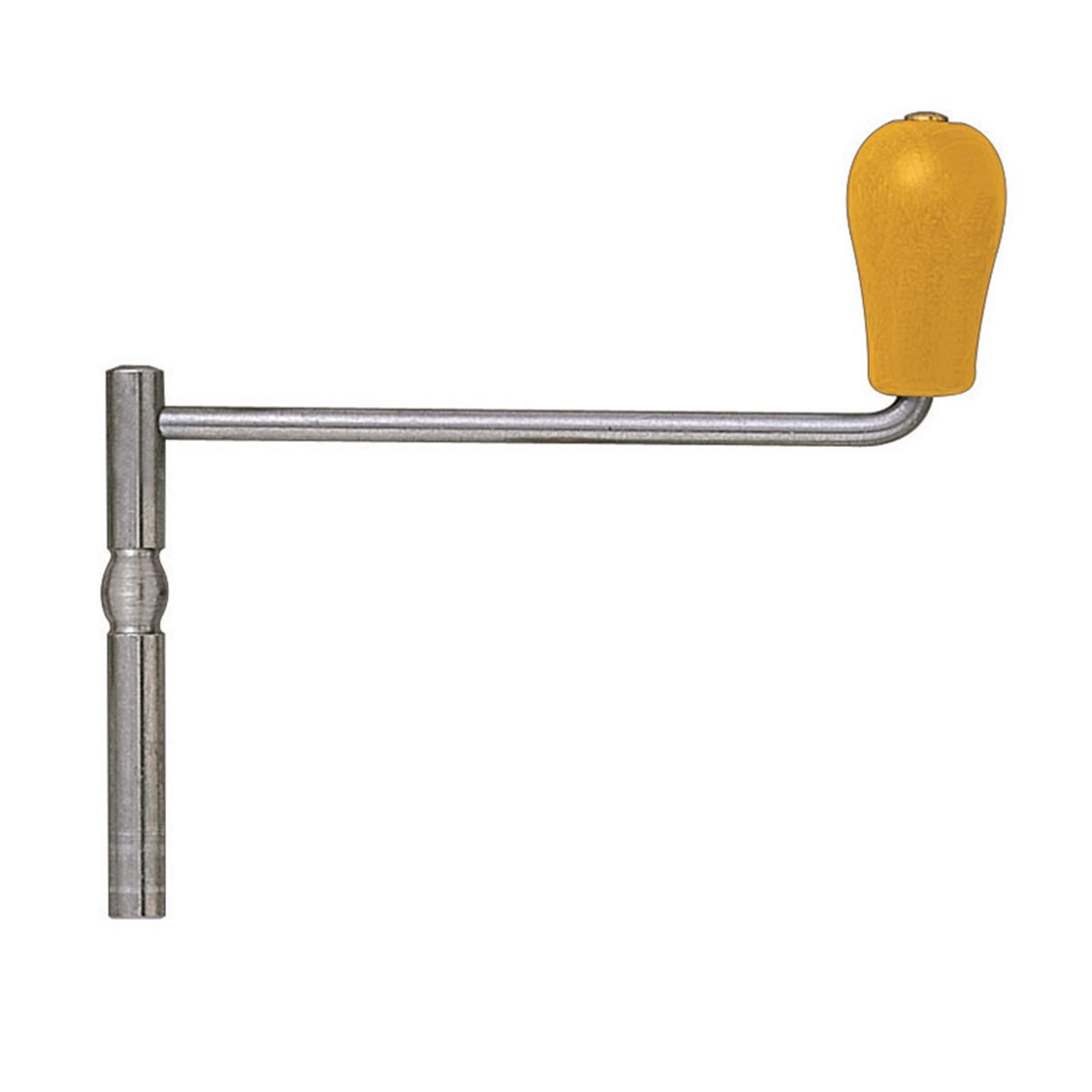 SELVA opwindsleutel, slingersleutel voor huisklokken, van staal met houten handvat