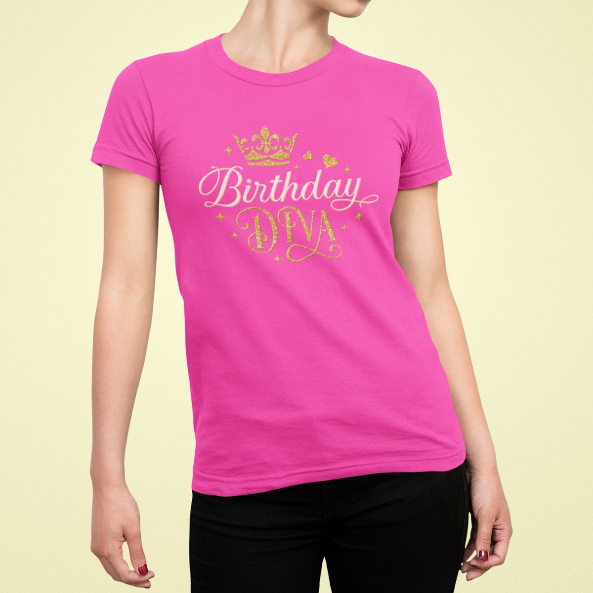 Birthday Diva - Verjaardag T-shirt Roze - Grappig T-shirt - Maat S - Verjaardag Cadeau Vrouwen - Limited Edition