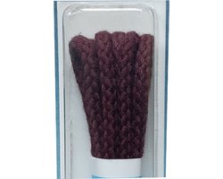 Cordial Veter - Bordeaux - Rond - Koord Veters - Lengte 90 cm - Dikte 4 mm - Schoenveter