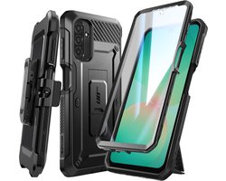 SUPCASE Hoesje Geschikt voor Samsung Galaxy A26 - Unicorn Beetle Pro Case met Ingebouwde Screenprotector - Beschermhoes met Holster en Kickstand Zwart
