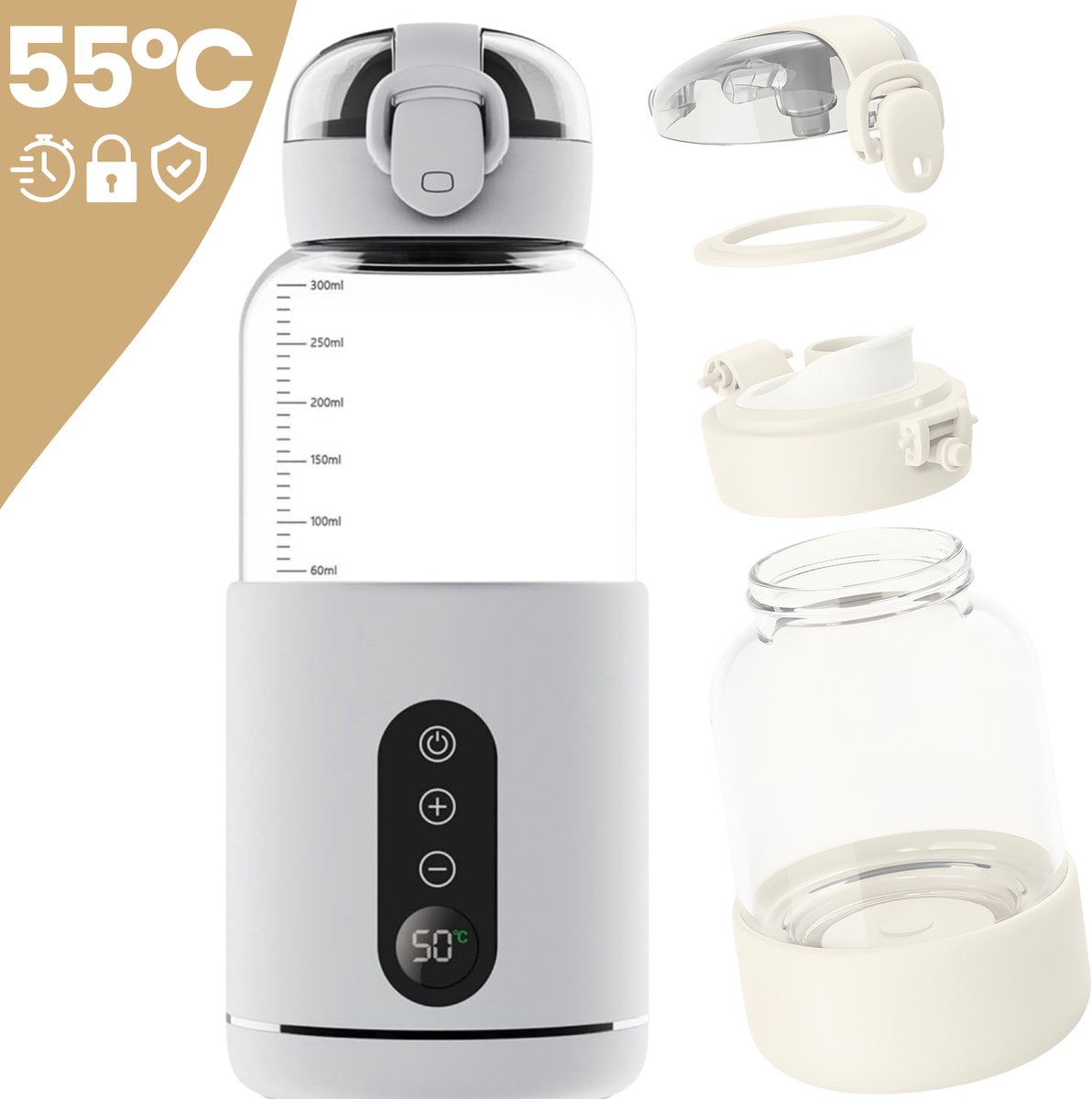 Danico Draagbare Flessenwarmer