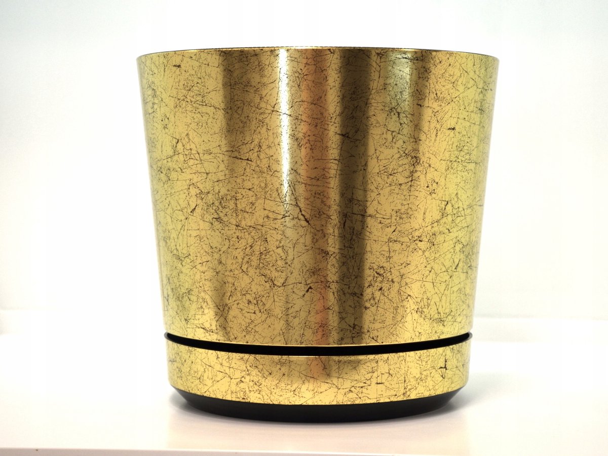 Grote Pot 32cm Oud Goud Metaal Look - Stijlvolle Decoratie