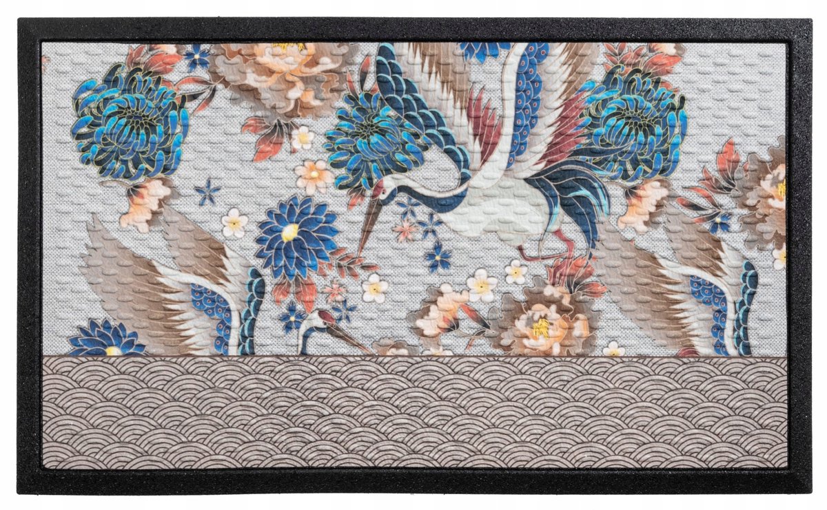 Soft Step Woonmat Oriental Birds 45x75cm - Duurzaam & Stijlvol