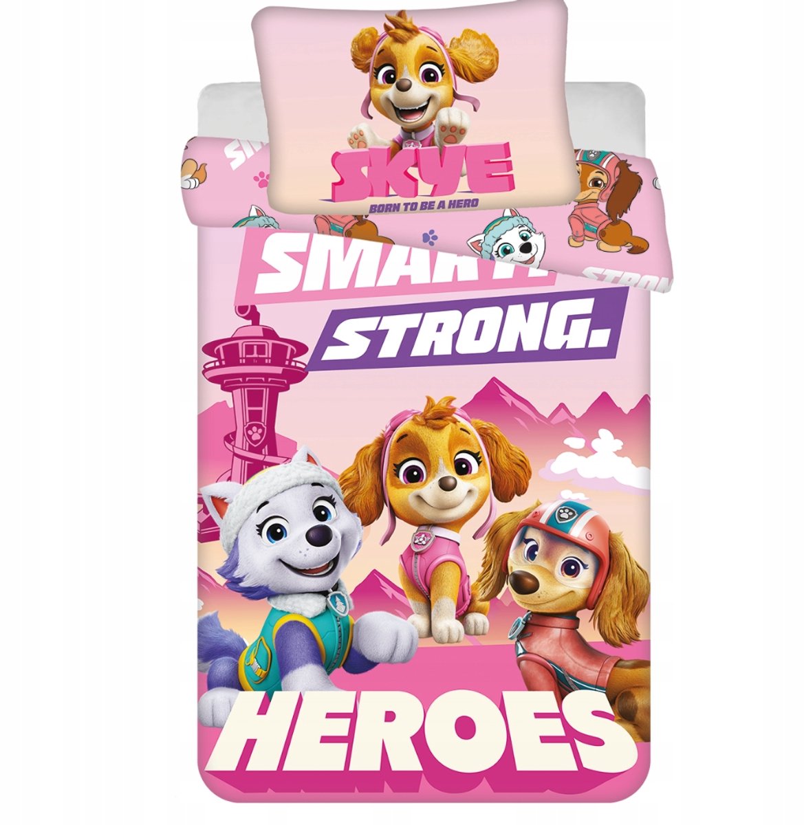 Paw Patrol Skye Kinderbeddengoed 100x135 cm Katoen