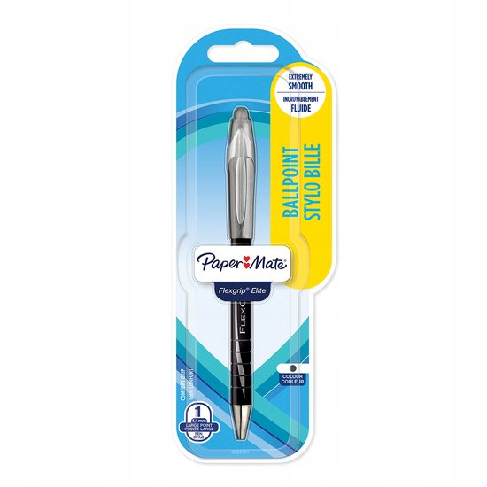 Paper Mate Flexgrip Elite Zwart - Comfortabel Schrijven | bol