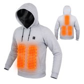 Hoodie voor heren - USB oplaadbaar verwarmd sweatshirt 6